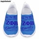 thumbnail image 1 of Zapatillas de deporte informales de verano Doginthehole para mujer, zapatos planos sin cordones de malla ligera y transpirable de la hermandad Phi Beta Sigma, 1 of 5