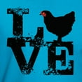 thumbnail image 3 of CafePress - I Love Chicken T Shirt, Chicken Lover T Shirt Men - Men's Fitted T-Shirt, 3 of 4