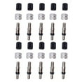 thumbnail image 4 of 10Pcs Nickel Plated Brass Bike Wheel Tire Valve Core with Cap Bicycle, 4 of 9