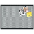 thumbnail image 2 of PinPix 30x22 Custom Cork Bulletin Board Grey Chain Poster Board Has a Fabric Style Canvas Finish, Framed in Grey Chain, by ArtToFrames (PinPix-570), 2 of 6