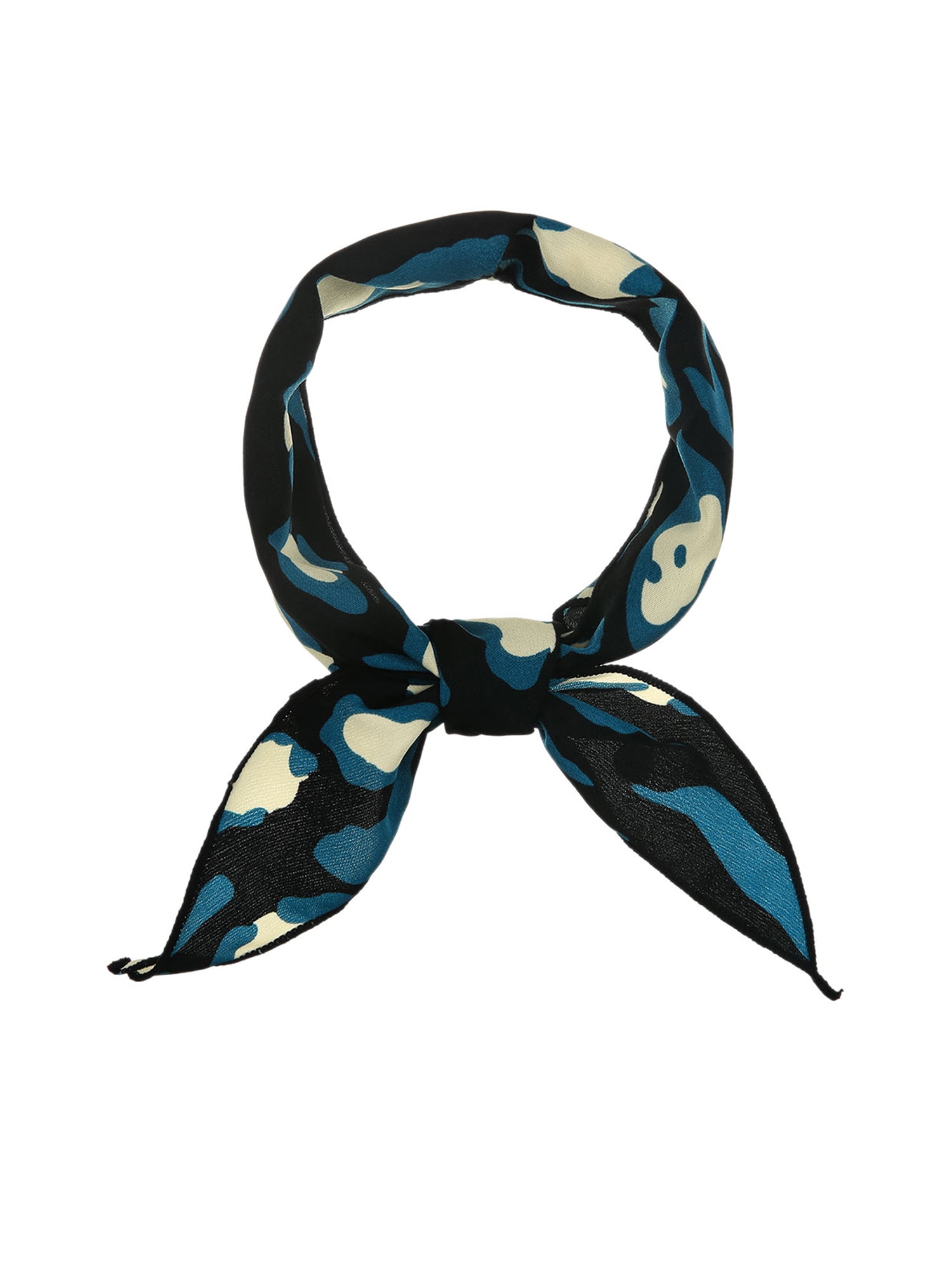 Neckwear Neckerchief Little Triangle Scarf Silk Feel Satin Hair Tie Band