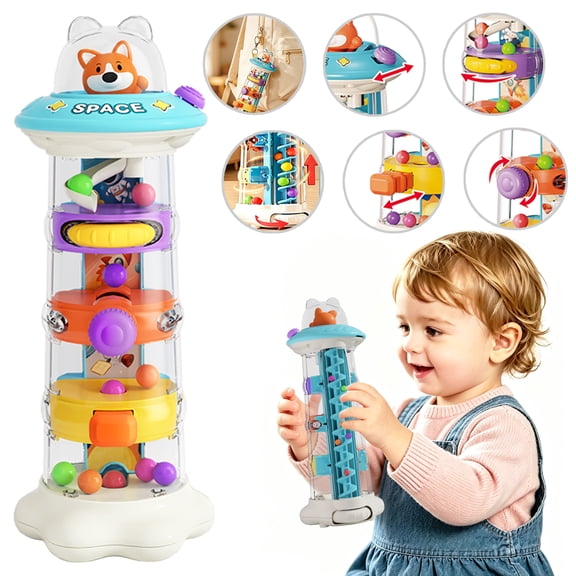 Montessori Learning Toys for 2 3 4 Years Old, Travel Sensory Toys for Toddlers 1-3, Learning Fine Motor Skills, Christmas Birthday Gifts