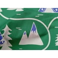 thumbnail image 5 of oneOone Cotton Cambric Green Fabric Mountain Pattern Dress Material Fabric Print Fabric By The Yard 56 Inch Wide, 5 of 6