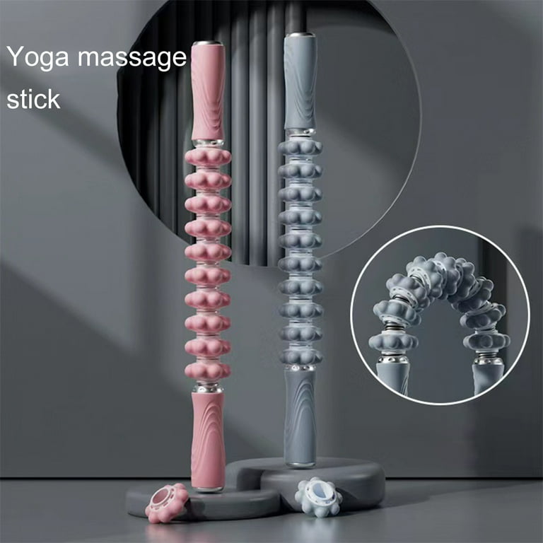 Mairbeon Flexible Bendable Coil Spring 360 Degree Rotation Massage Yoga Stick Portable Shaping Muscle Massage Roller Fitness Equipment