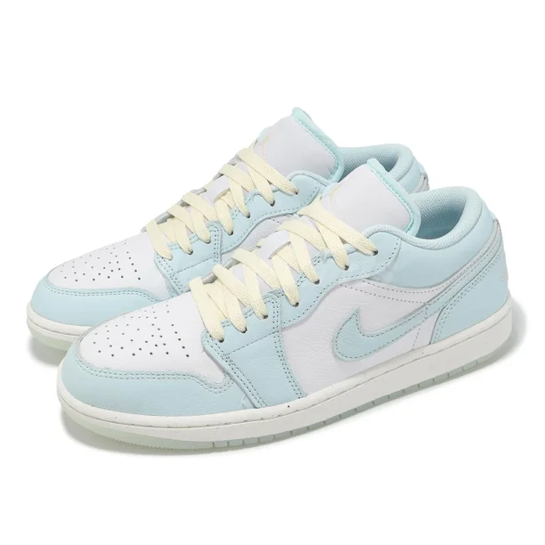 Ni-k-e Air Jordan 1 Low SE AJ1 Glacier Blue Sea Glass Mne Casual Shoes HJ5999-400
