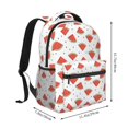 thumbnail image 2 of Pofeuu Hand Drawn Watermelon Print Backpack for Men and Women - Basic Bookbag Casual Daypack Backpacks for College Work Travel-One Size, 2 of 5
