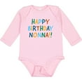 thumbnail image 3 of Inktastic Happy Birthday Nonna Boys or Girls Long Sleeve Baby Bodysuit, 3 of 5