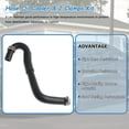thumbnail image 2 of Fuel Dissipation Hose & 2 Clamps for 2006 2007 2008 Nissan Infiniti M35, 2 of 9
