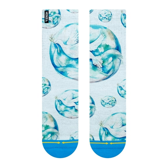 Maia Negre Dove Crew Sock