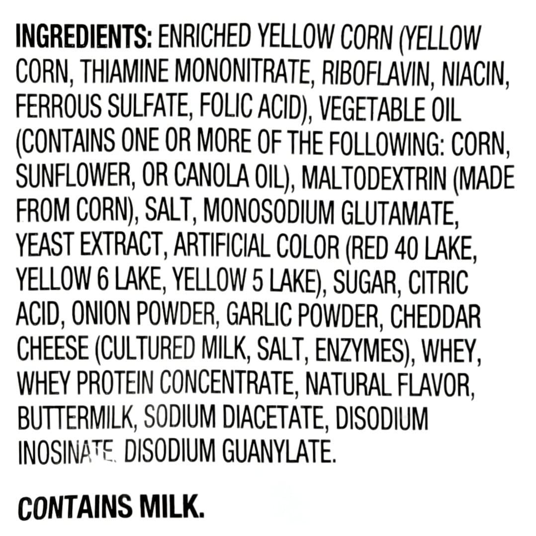 Great Value Hot Cheese Crunch Snacks, 8.5 oz