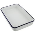 thumbnail image 3 of Bandeja rectangular retro esmaltada para asar, para horno, hornear lasaña y guisos. Antiadherente y fácil de limpiar., 3 of 7