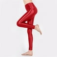 thumbnail image 5 of oqasdz Leggings for Women Plus Size High Waist Workout Shiny Tights Sports Gym Running Yoga Pants M, 5 of 5