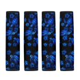 thumbnail image 5 of Chririnla Turtle Floral Print Car Seat Belt Pads 2 Pack, Seat Belt Cover Pad Polyester Soft Breathable for Truck Sedans Cars, 5 of 8