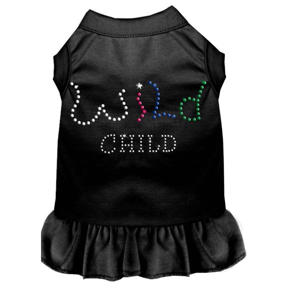 Pet Dog Cat Dress Rhinestone, "Wild Child"