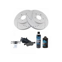 Front Brake Pad and Rotor Kit - Compatible with 2005 - 2011 Ford Escape 3.0L V6 2006 2007 2008 2009 2010