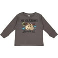thumbnail image 3 of Inktastic My Grandma Loves Me with Sloth and Hearts Boys or Girls Long Sleeve Toddler T-Shirt, 3 of 5
