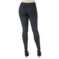 thumbnail image 3 of 24/7 Comfort Apparel Women's Stretch Ankle Length Legging, 3 of 4