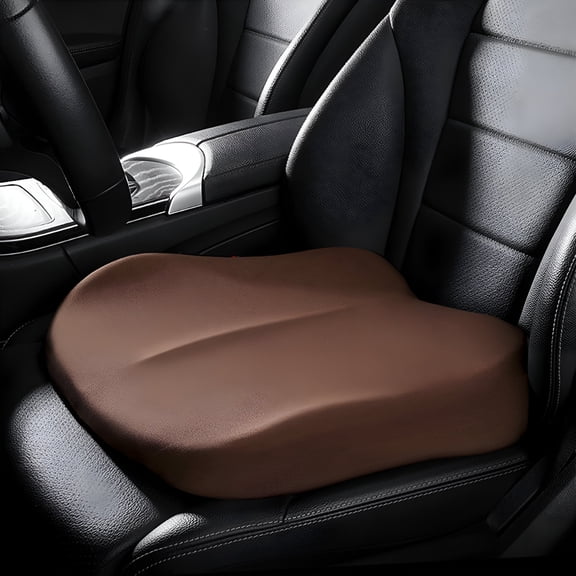 XIBUFE 2026 New Wedge Car Seat Cushions for Driving,Adult Booster Seat Cushion for Car Truck Driver,Support Memory Foam Butt Cushion for Office Chair Wheelchair Home Memory Foam Seat Cushion