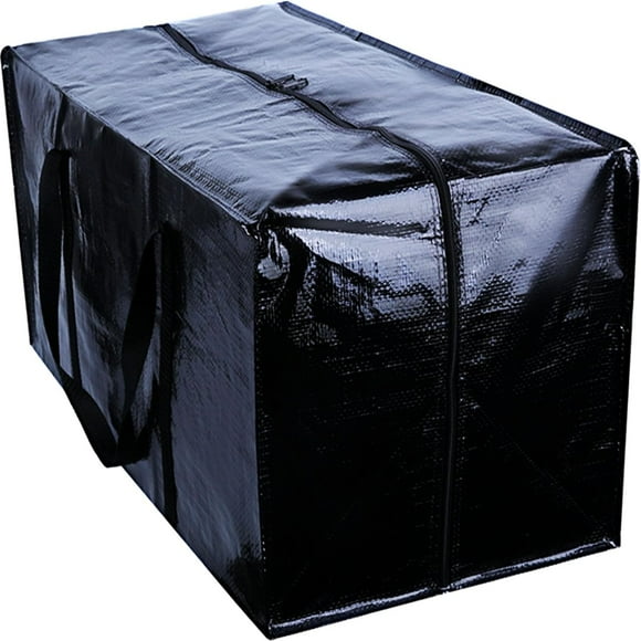 2 Pack black moving bags bag for moving boxes packing storage heavy duty extra large for clothes supplies with zippers