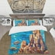 thumbnail image 2 of Designart 'Cliffs By The Blue Ocean I' Juego de Funda Nórdica Náutica y Costera, 2 of 5