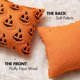 thumbnail image 2 of Cubierta Almohada Halloween 2 Piezas 18x18 Pulgadas Tapa Cojín () Naranja, 2 of 8