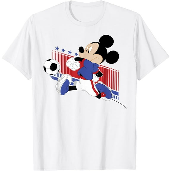 USA Soccer Vintage Mickey DTG Print Unisex T-Shirt
