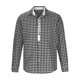 thumbnail image 4 of Blusa y camisa de manga larga con cuello vuelto para hombre, blusa informal de moda con botones y retazos, blusa de manga larga con cuello vuelto, blusa de poliéster para hombre, 4 of 5