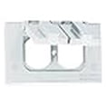 thumbnail image 2 of Sigma 14245WH 1 Gang White Weatherproof Duplex Receptacle Cover, 2 of 2