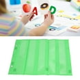 thumbnail image 4 of Classroom Pocket Chart, Clear Pocket Chart Combination Use 5 Rows Polyester PVC Single Use  For Kids For Activities For Home Green, 4 of 8