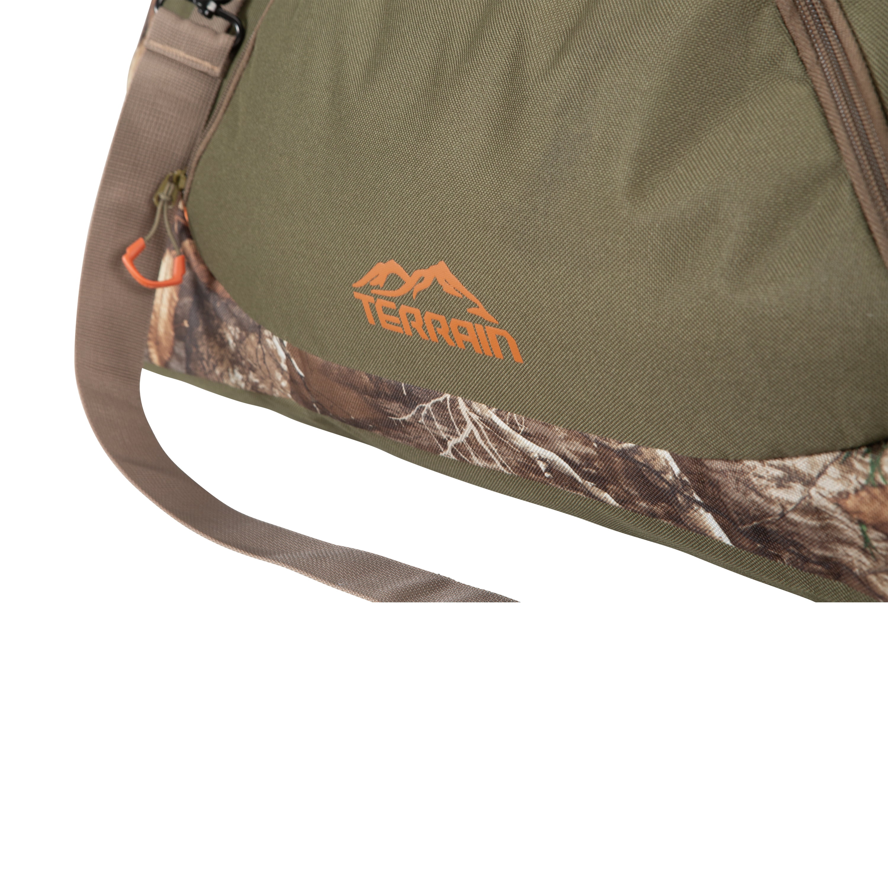 Terrain Basin Travel Duffel Bag, Medium, Realtree Edge, Sports Duffel Bag for Hunting, Polyester, 3 Pockets