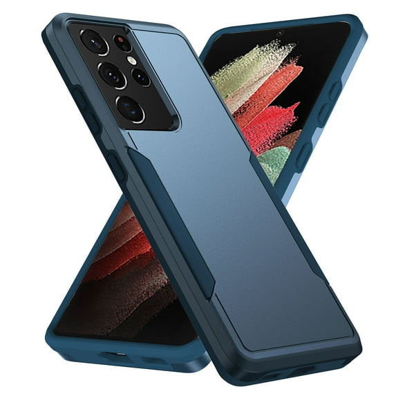 Slim Hybrid 2-In-1 Hard PC Soft TPU Shockproof Cover Protective Case for Samsung Galaxy S21