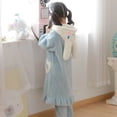 thumbnail image 4 of Pijamas de invierno de franela con dibujos animados de Sanrio Cinnamoroll de Kawaii Anime para niños, ropa de estar por casa para Navidad, linda chica, 4 of 5