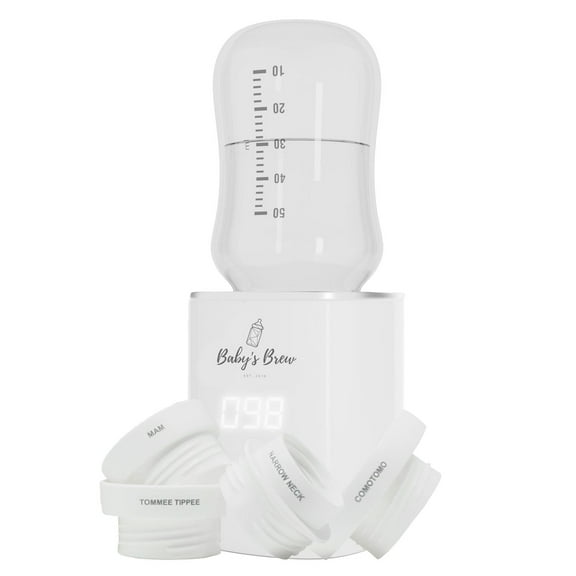Open Box Baby's Brew Baby Shower Sets Portable Bottle Warmer + 4 Adapters