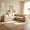 khaki, variant on AUU 108.3" Vacuum-Packed Cloud Sofa, 6-Seater V-Shaped Modular Compressed Sectional Couch with Removable Covers for Living Room
