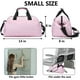 thumbnail image 3 of Bolsa de gimnasio Ineeatu pequeña de 14 pulgadas para mujeres y hombres, color rosa, 3 of 7