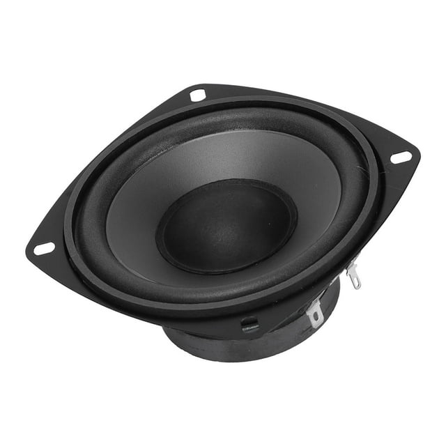 Car Loudspeakers, Black Stereo Car Speakers External Magnetic Type Midrange 4 In For Truck For Car