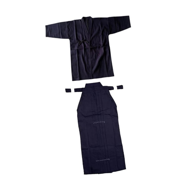 Conjunto de uniforme de kendo japonés, ropa de artes marciales, traje, disfraz de ninjas 170 cm