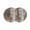 Brown, variant on Brown Ombre Round 15 Inch Placemats Set of 2, Modern Abstract Art Oil Painting HeatResistant Non Slip Place Mats for Dining Table, Wipeable Braided Kitchen Table Mats for Housewarming