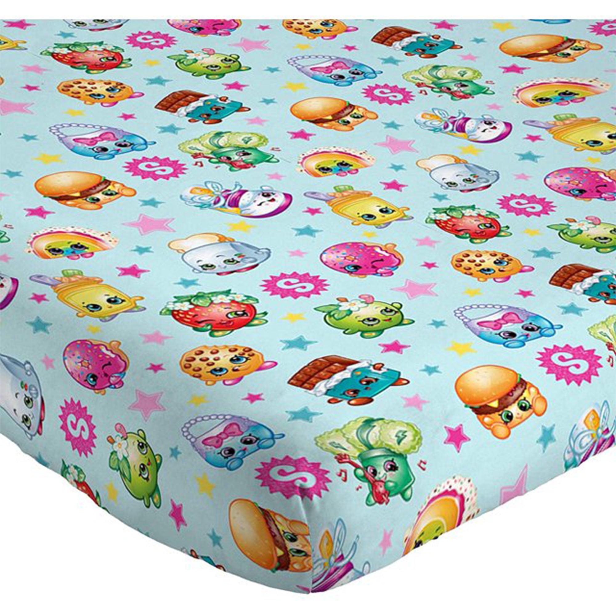 Shopkins Mieux Ensemble Ensemble de draps pour lit 1 place.