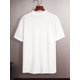 thumbnail image 2 of MBDMBD Men's Slim-Fit ECG Print Turtleneck Tee - Casual, Stretchy Polyester Blend, Machine Washable - Perfect for Summer, 2 of 5