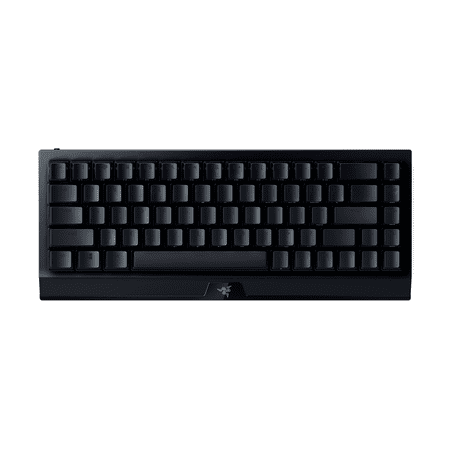 Razer - BlackWidow V3 Mini Hyperspeed Phantom Edition 65% Wireless Mechanical Yellow Linear Switch Gaming Keyboard - Black