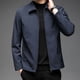 thumbnail image 2 of Nueva chaqueta de negocios de moda de otoño para hombre, chaqueta de bombardero, chaqueta de calle informal de negocios, abrigos para hombre, abrigo estilo cortavientos simple, 2 of 4
