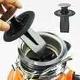 thumbnail image 2 of GOOHOCHY 1Pcs Kitchen Sink Drain Plug in Black Round Shape for Homeowners 4.9x3.1x3.1in, 2 of 8