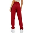 thumbnail image 6 of Travel Pants Fleece Sweat Pants for Womens Straight Legs Winter Sweatpants Ndbuld Women Casual Trousers And Trousers Plus Velvet Running Fitness Sports Pants Red 2XL, 6 of 6