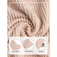 thumbnail image 5 of Fantaslook Summer Color Block Dresses for Women Crewneck Short Sleeve T shirts Dress Ribbed Dresses with Pockets, 5 of 8