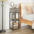 thumbnail image 4 of Costway 2 Pack 3 Tier Indoor Tall Plant Stand with Drawer Anti-tipping Devices Display Shelf, 4 of 10