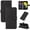 Black, variant on Flip Case For FOXDOCK iPhone 7 Card Slots and Kickstand Function Skin Feel Leather