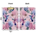thumbnail image 2 of Acrylic Writing Board Silver 12.5*9 Inch Clipboards Transparent Acrylic Material Suitable For Office Classroom Teachers Fashion Bloggers Stationery Enthusiasts Two Beautiful Hummingbirds, 2 of 9