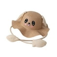 thumbnail image 3 of Oreja de conejo Sombrilla Sombrero de playa Sombrero de fiesta Protección solar de moda Gorra de pescador Sombrero para el sol para Fernando Sombrero de paja de verano, 3 of 8