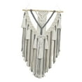 thumbnail image 4 of Handmade Woven Tapestry Macrame Wall Hanging Chic Tassels Wall Decor Woven Tapestry for Bedroom Apartment Nursery Decoration grey, 4 of 9